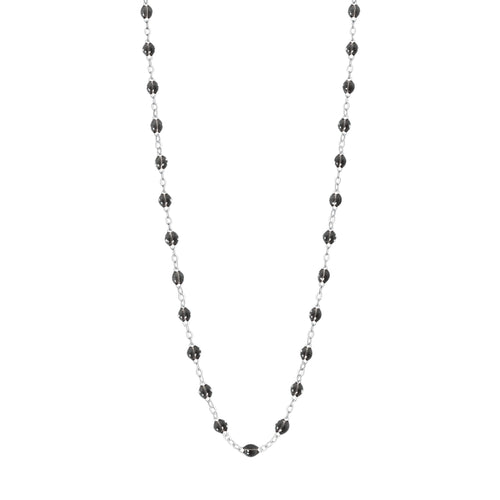 Gigi Clozeau - Classic Gigi Quartz Necklace, White Gold, 16.5