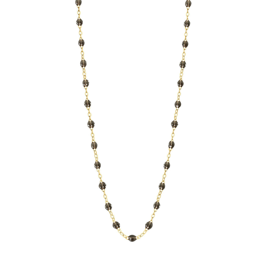 Gigi Clozeau - Classic Gigi Quartz Necklace, Yellow Gold, 16.5