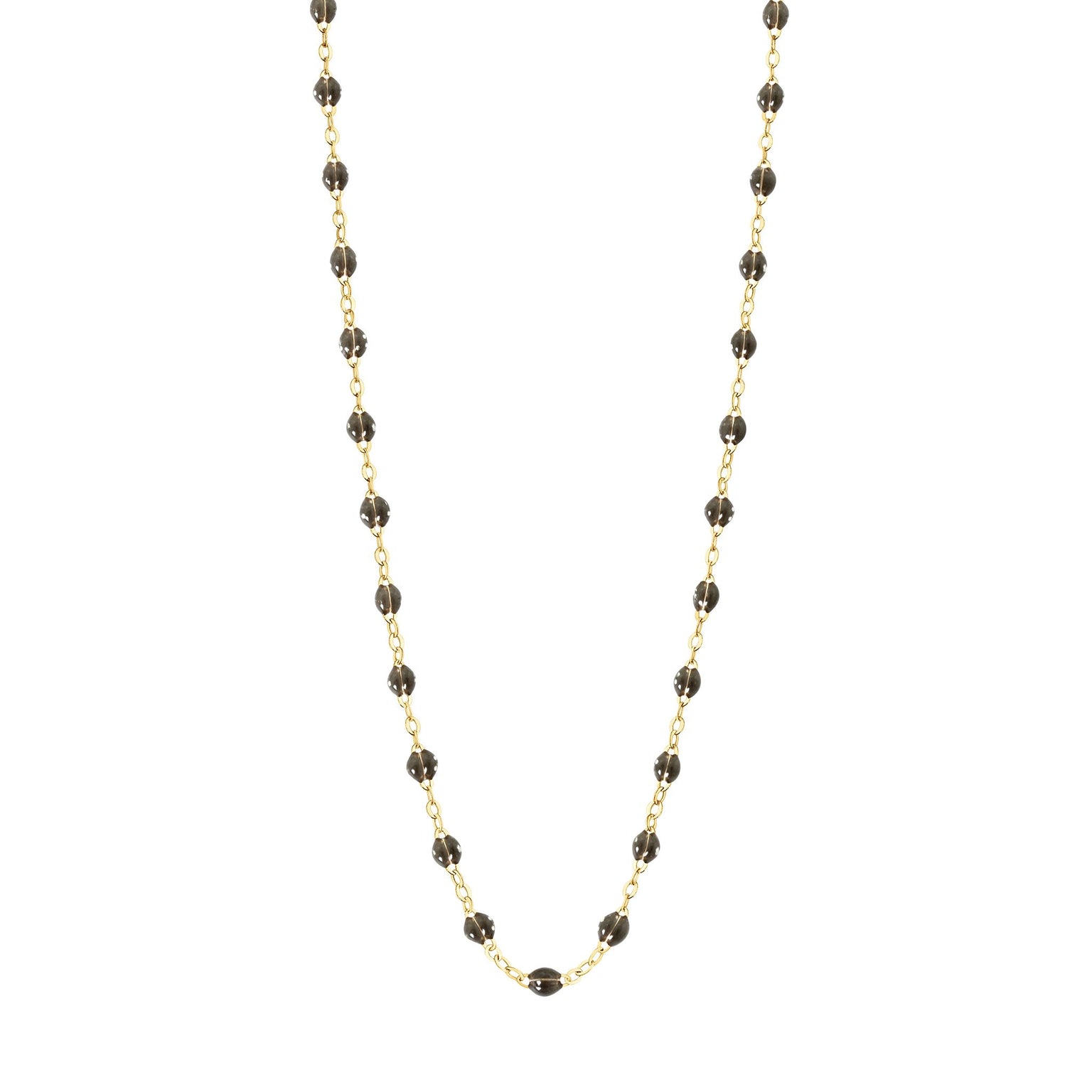 Gigi Clozeau - Classic Gigi Quartz Necklace, Yellow Gold, 17.7"
