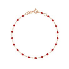 Gigi Clozeau - Classic Gigi Ruby bracelet, Rose Gold, 5.9"