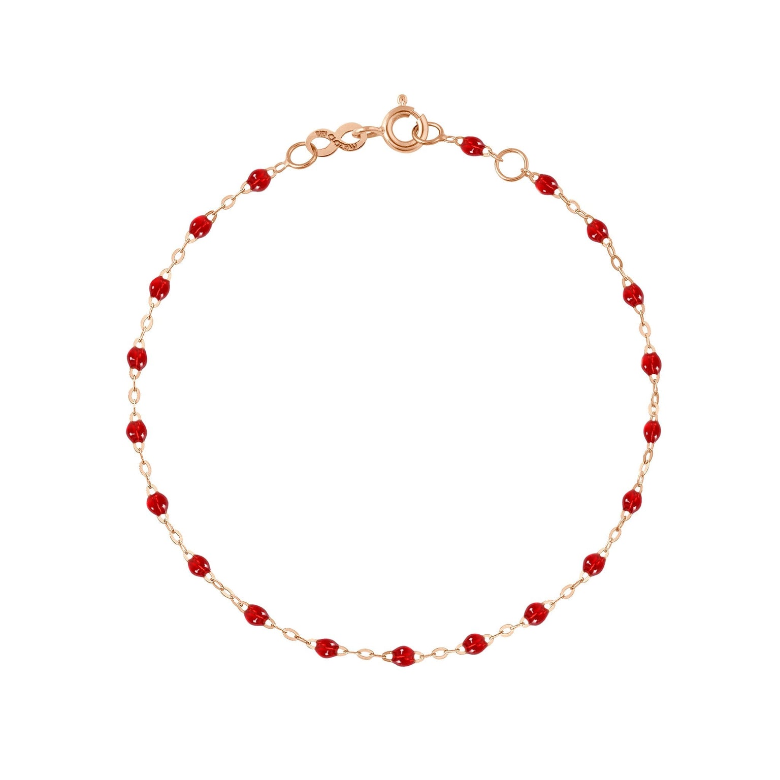 Gigi Clozeau - Classic Gigi Ruby bracelet, Rose Gold, 7.5"