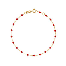 Gigi Clozeau - Classic Gigi Ruby bracelet, Yellow Gold, 6.7"