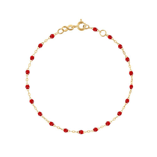 Gigi Clozeau - Classic Gigi Ruby bracelet, Yellow Gold, 6.7