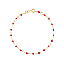 Gigi Clozeau - Classic Gigi Ruby bracelet, Yellow Gold, 5.9"