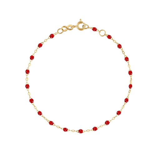 Gigi Clozeau - Classic Gigi Ruby bracelet, Yellow Gold, 7.5