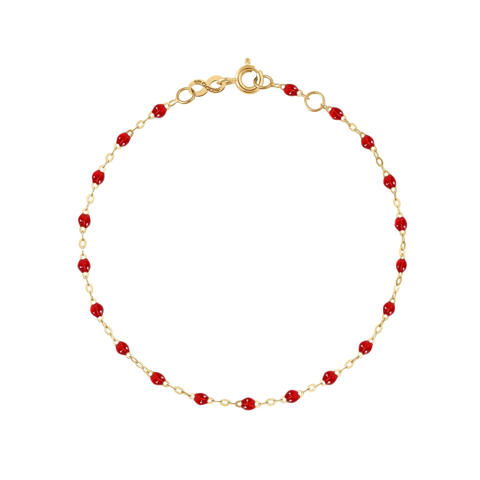 Gigi Clozeau - Classic Gigi Ruby bracelet, Yellow Gold, 7.5"
