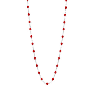 Gigi Clozeau - Classic Gigi Ruby necklace, White Gold, 16.5"
