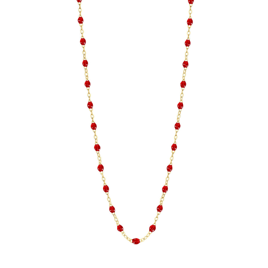 Gigi Clozeau - Classic Gigi Ruby necklace, yellow gold, 16.5