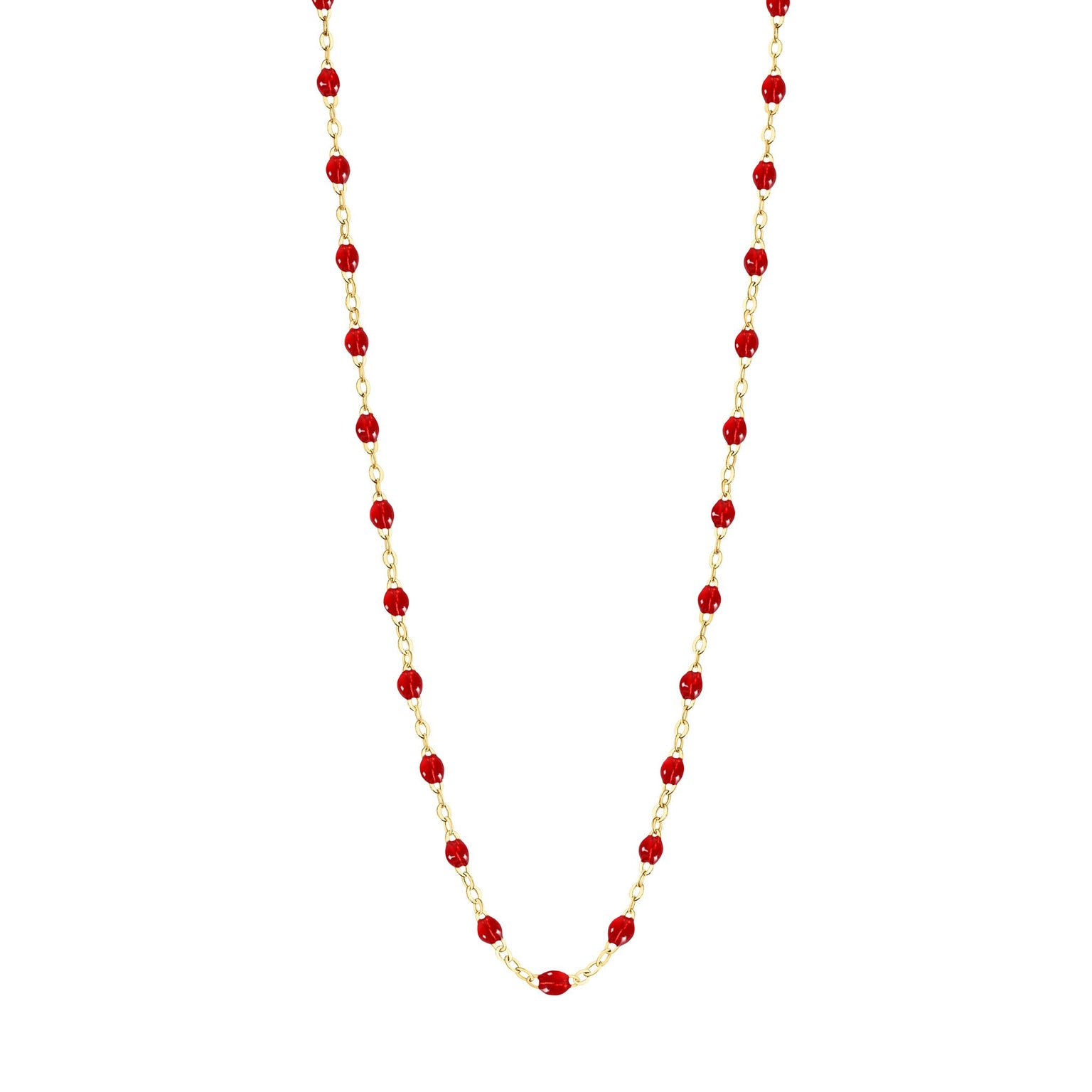 Gigi Clozeau - Classic Gigi Ruby necklace, yellow gold, 16.5"