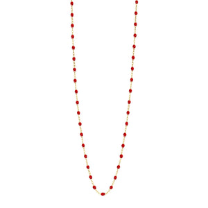 Gigi Clozeau - Classic Gigi Ruby sautoir, Yellow Gold, 23.6"