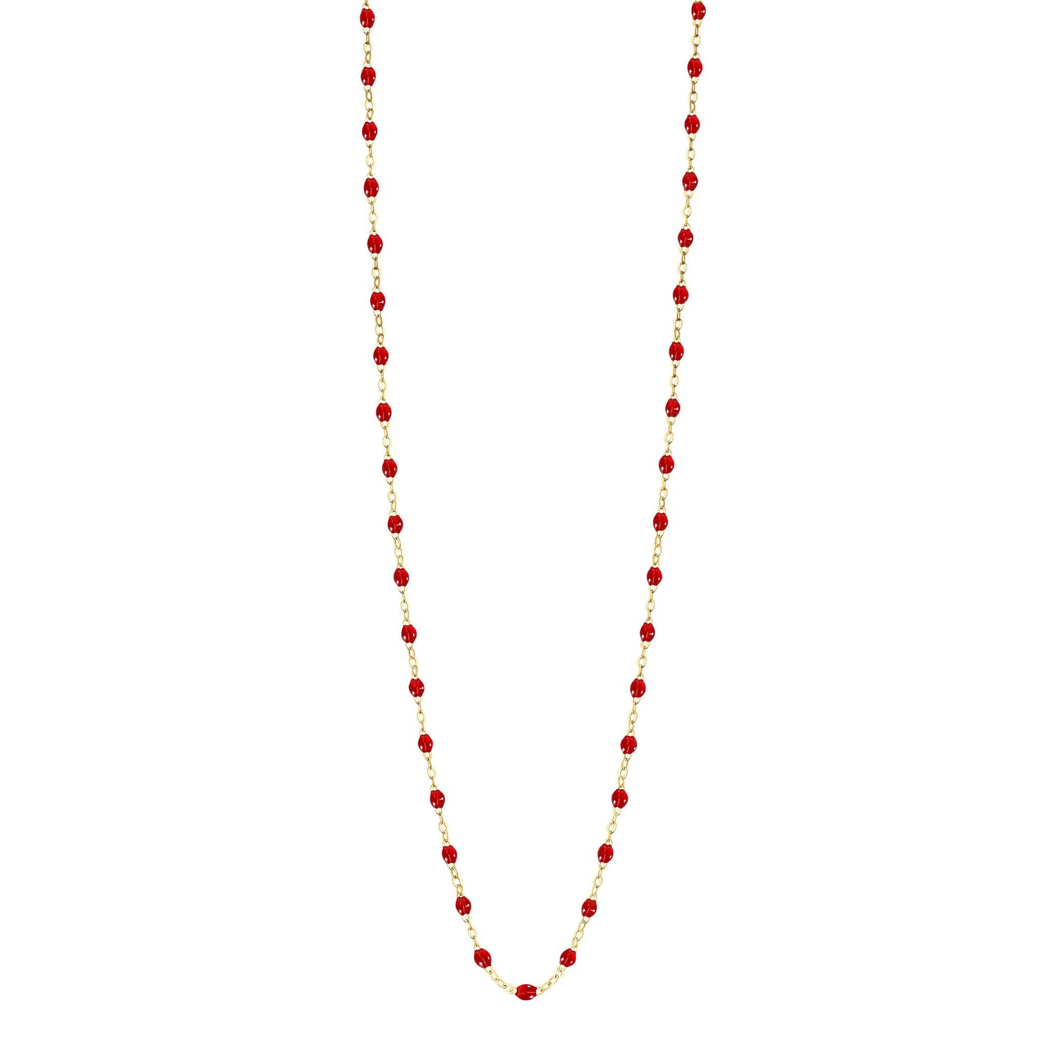 Gigi Clozeau - Classic Gigi Ruby sautoir, Yellow Gold, 34"