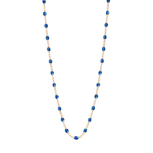 Gigi Clozeau - Classic Gigi Sapphire necklace, Rose Gold, 16.5"