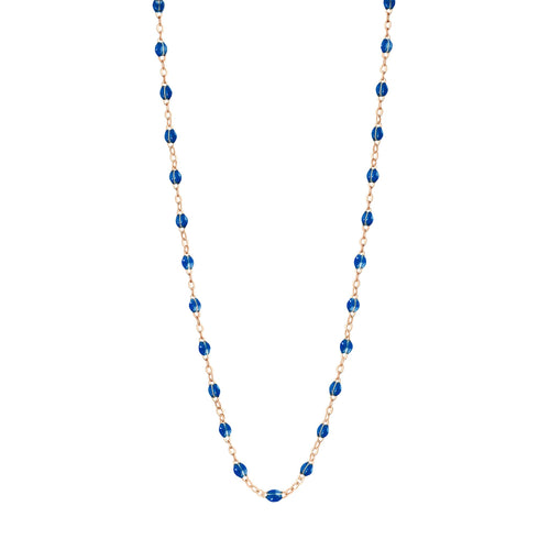 Gigi Clozeau - Classic Gigi Sapphire necklace, Rose Gold, 17.7