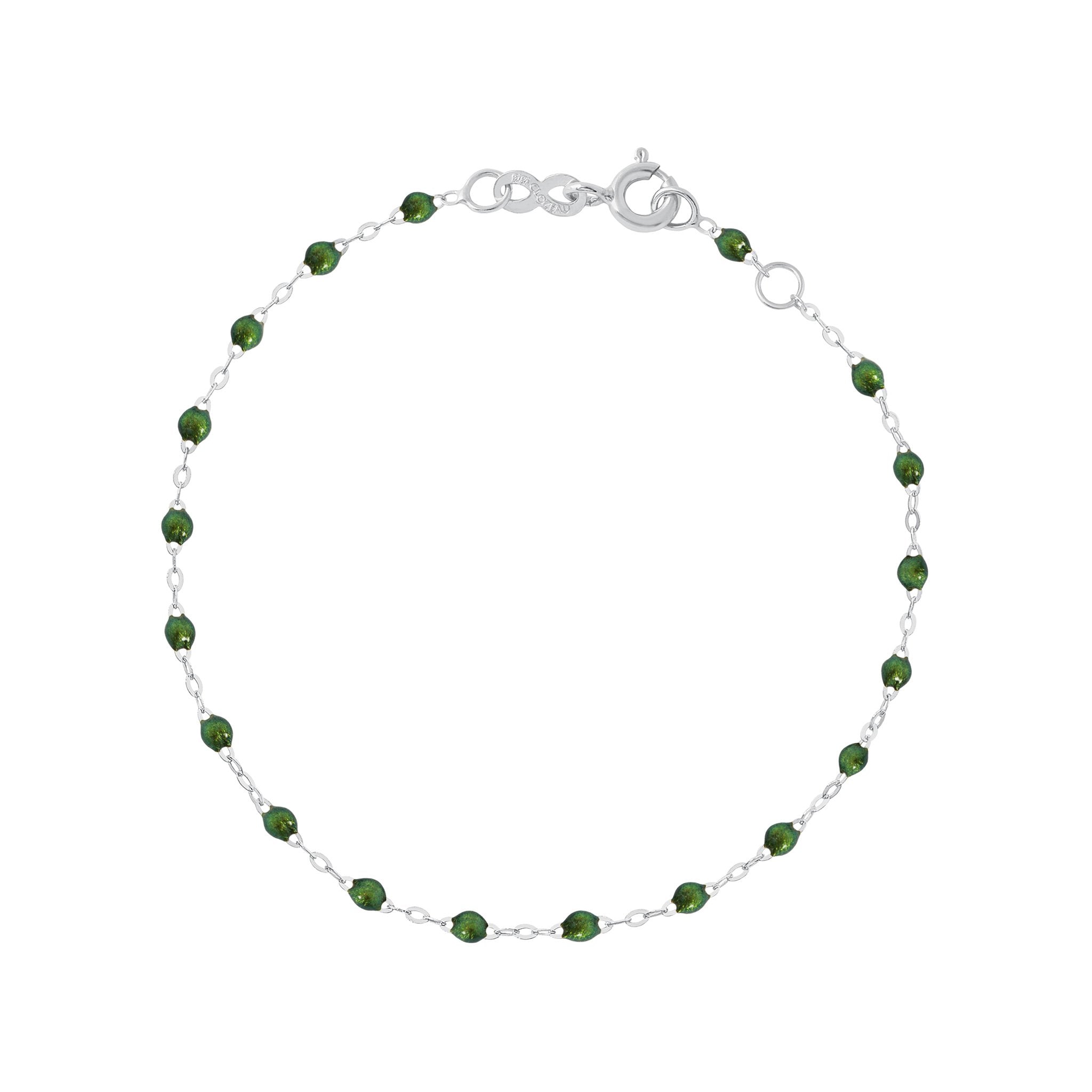 Gigi Clozeau - Classic Gigi Scarab bracelet, White Gold, 7.1"