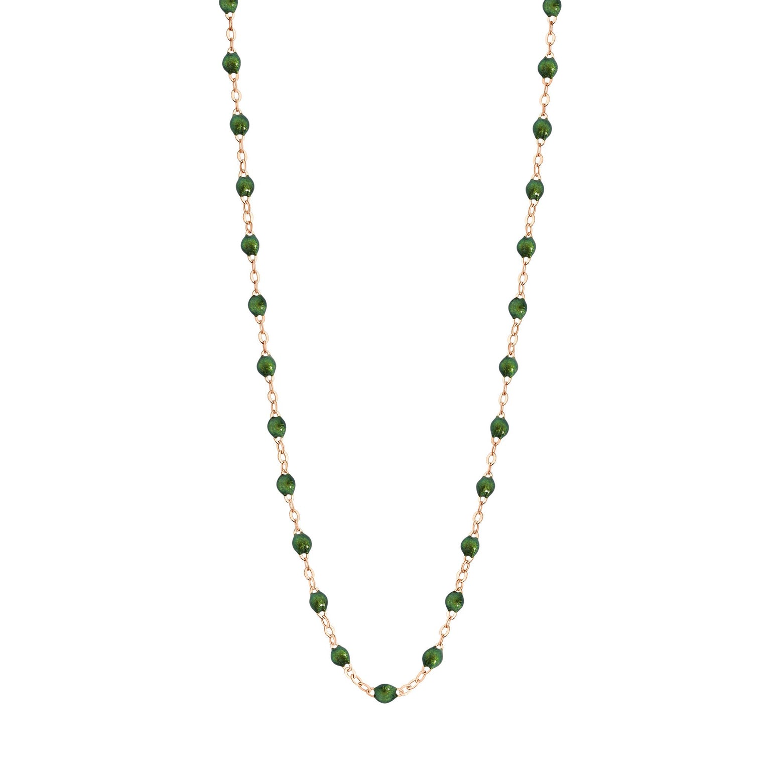 Gigi Clozeau - Classic Gigi Scarab Necklace, Rose Gold, 16.5"