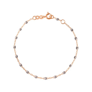 Gigi Clozeau - Classic Gigi Silver bracelet, Rose Gold, 5.9"