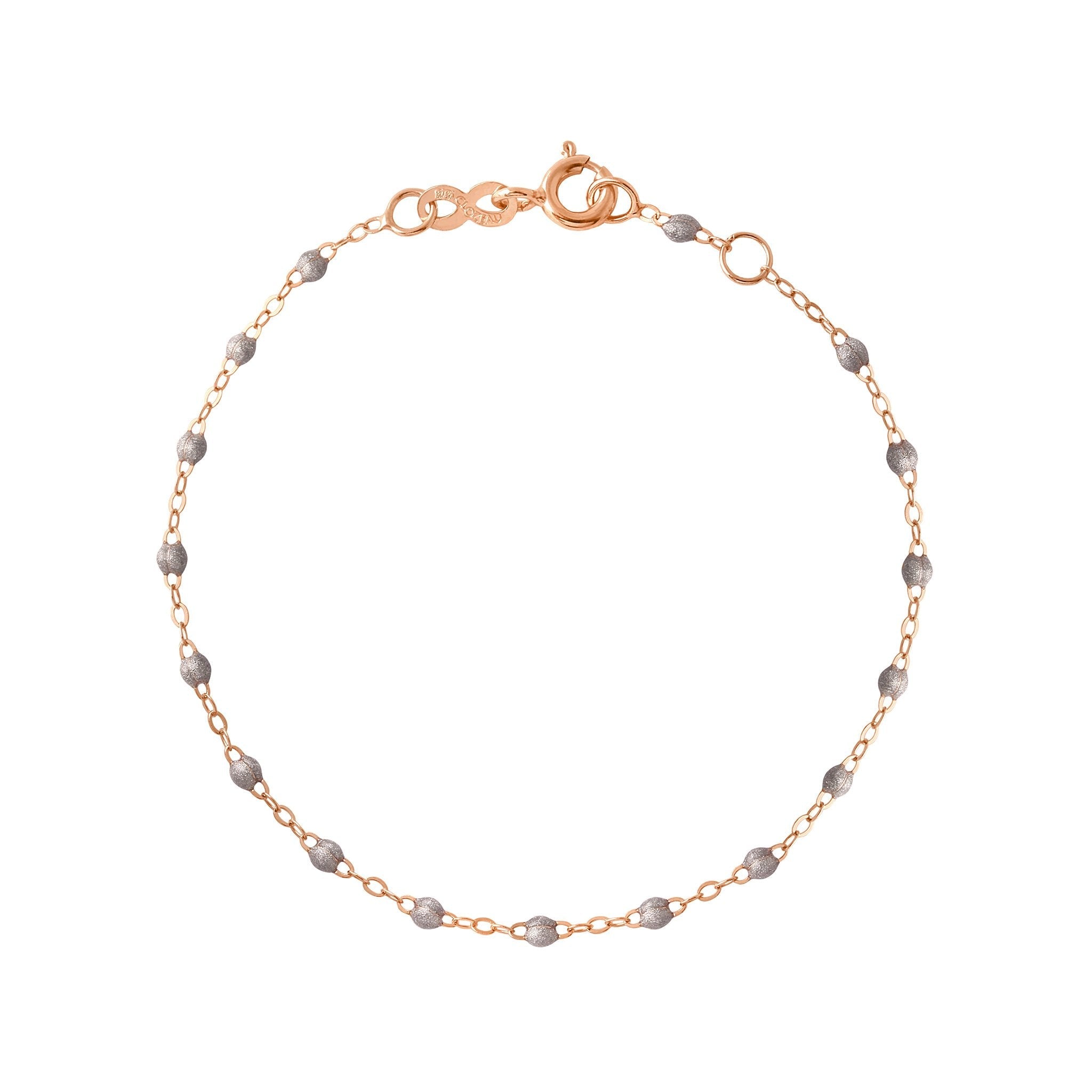 Gigi Clozeau - Classic Gigi Silver bracelet, Rose Gold, 7.5"