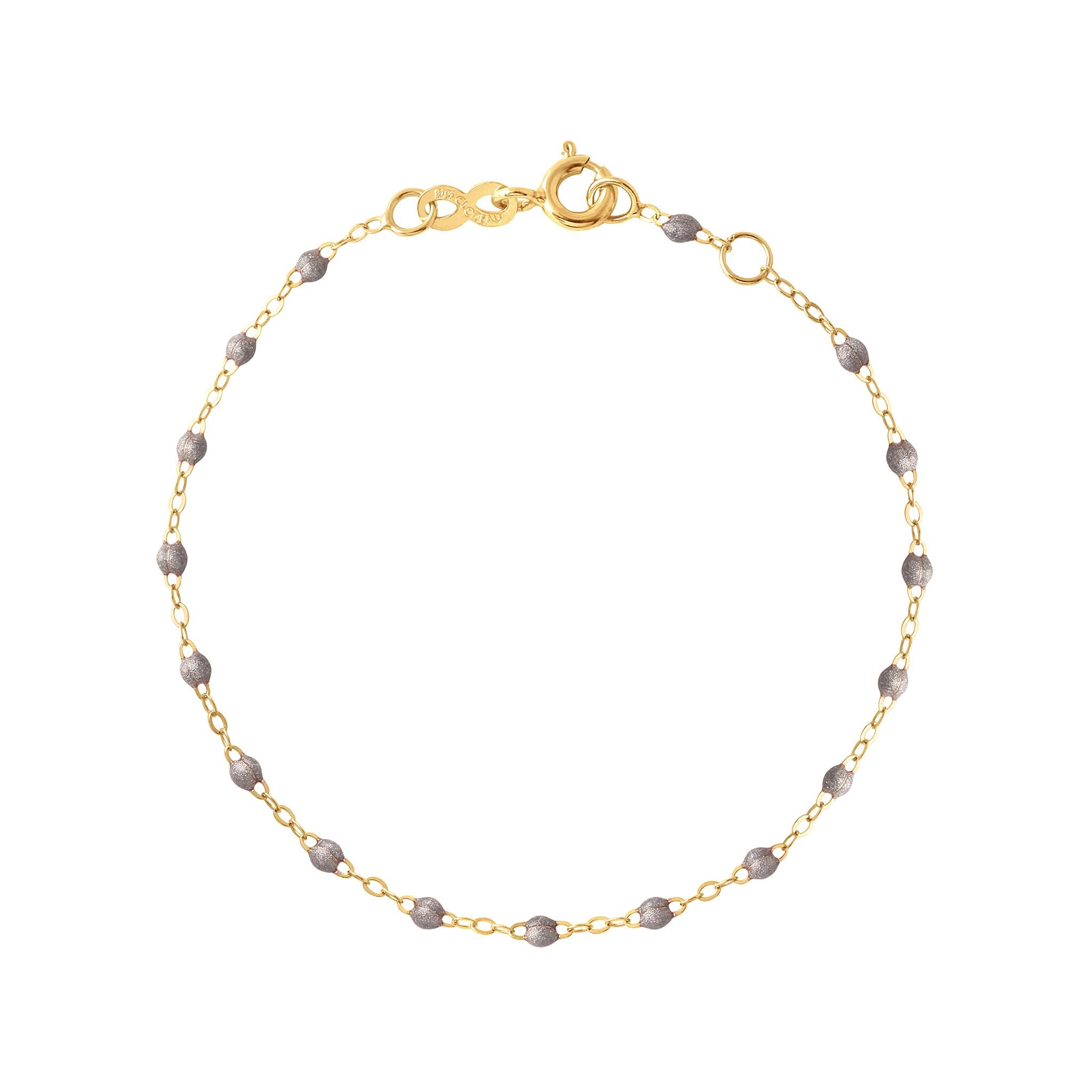Gigi Clozeau - Classic Gigi Silver bracelet, Yellow Gold, 6.7"