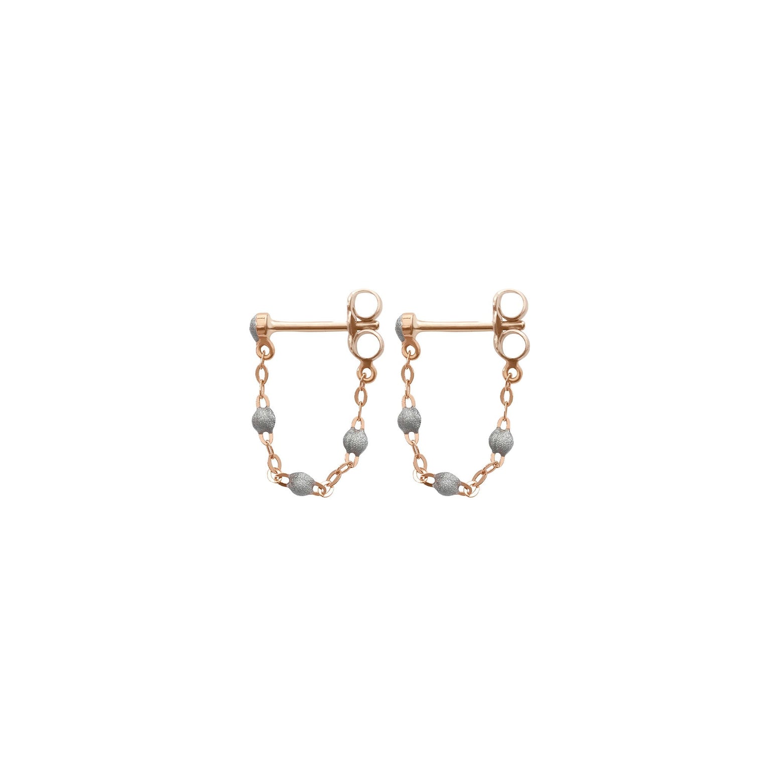 Gigi Clozeau - Classic Gigi Silver earrings, Rose Gold