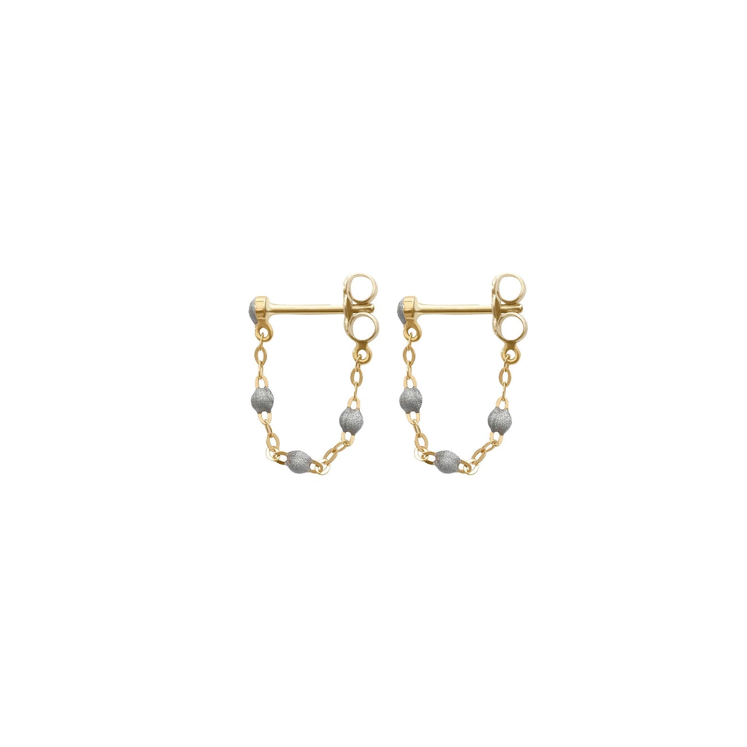 Gigi Clozeau - Classic Gigi Silver earrings, Yellow Gold