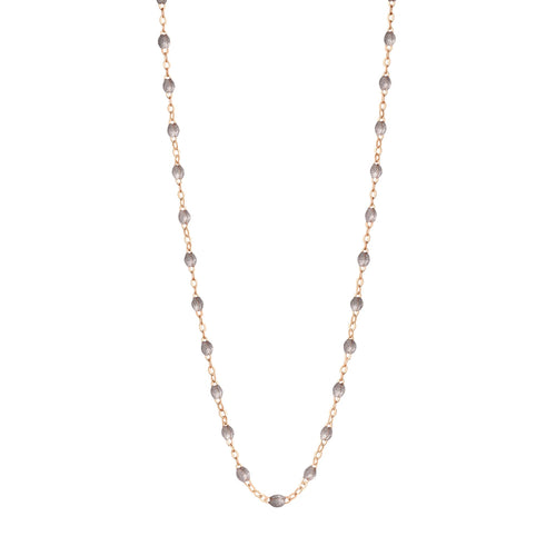 Gigi Clozeau - Classic Gigi Silver necklace, Rose Gold, 16.5