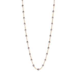 Gigi Clozeau - Classic Gigi Silver necklace, Rose Gold, 17.7"