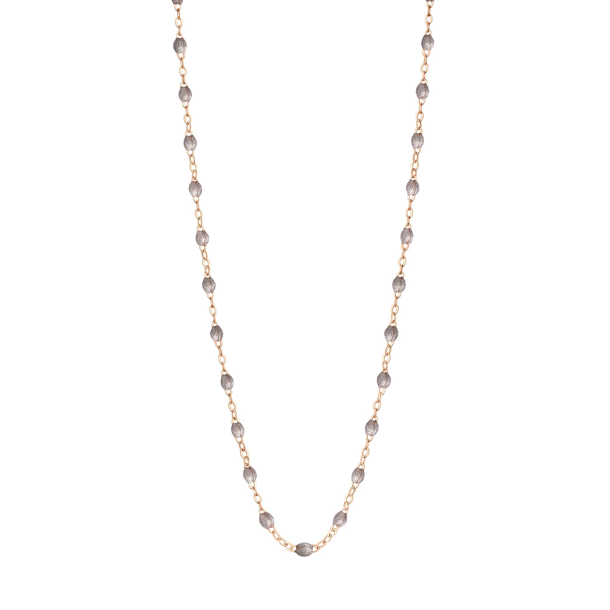 Gigi Clozeau - Classic Gigi Silver necklace, Rose Gold, 19.7"