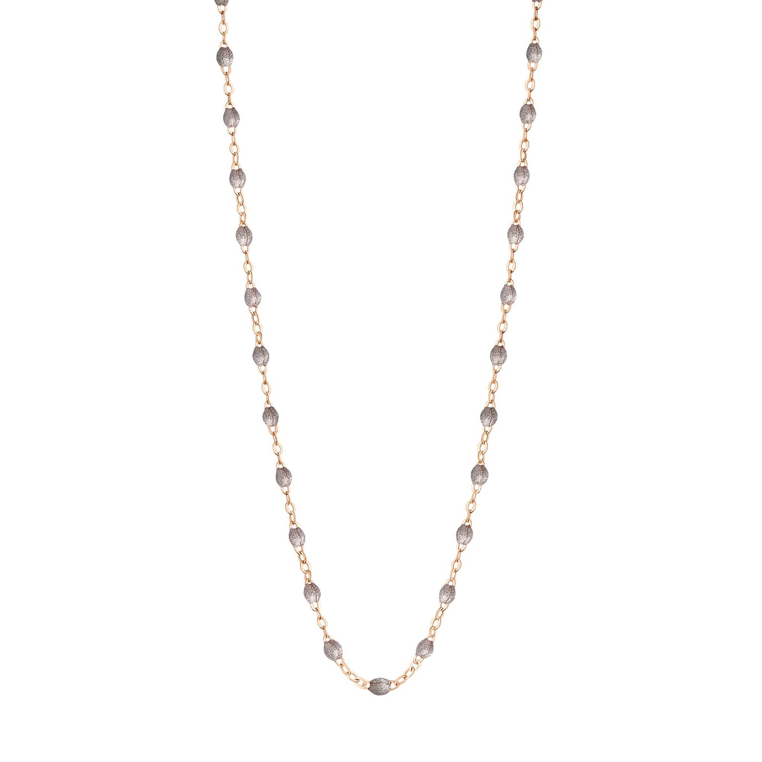 Gigi Clozeau - Classic Gigi Silver necklace, Rose Gold, 19.7"