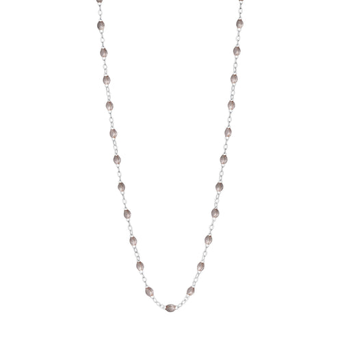 Gigi Clozeau - Classic Gigi Silver necklace, White Gold, 16.5