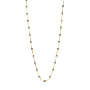 Gigi Clozeau - Classic Gigi Silver necklace, Yellow Gold, 17.7"