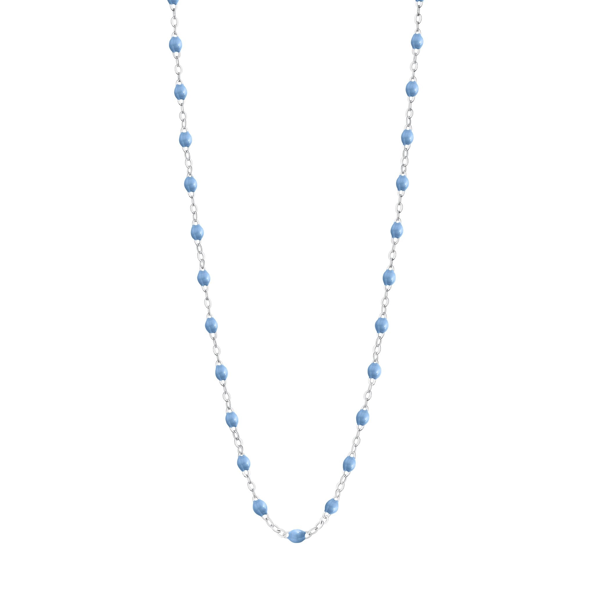Gigi Clozeau - Classic Gigi Sky necklace, White Gold, 16.5"