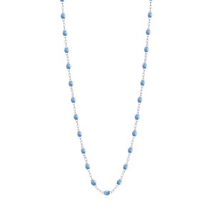 Gigi Clozeau - Classic Gigi Sky necklace, White Gold, 16.5"