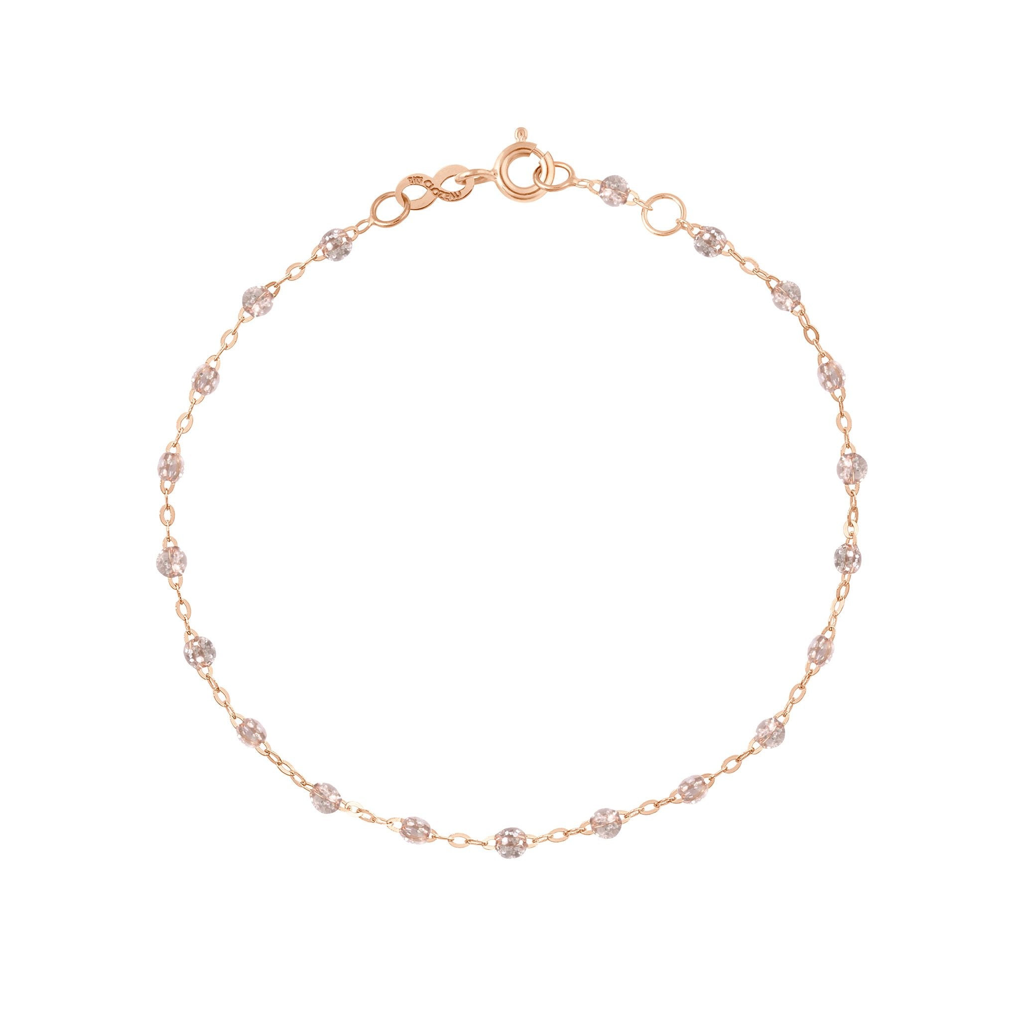 Gigi Clozeau - Classic Gigi Sparkle bracelet, Rose Gold, 5.9"