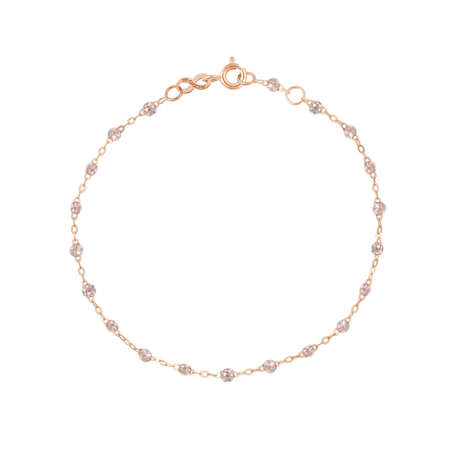 Gigi Clozeau - Classic Gigi Sparkle bracelet, Rose Gold, 5.9"