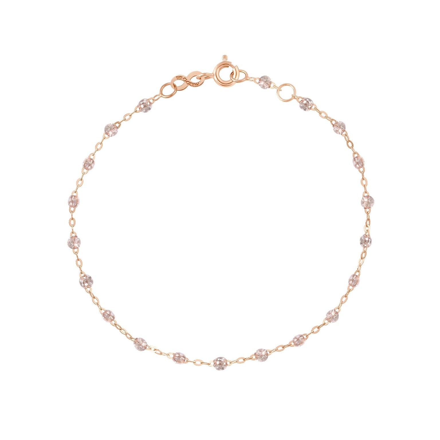 Gigi Clozeau - Classic Gigi Sparkle bracelet, Rose Gold, 7.5"