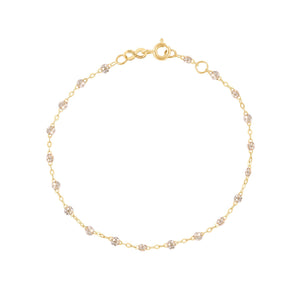 Gigi Clozeau - Classic Gigi Sparkle bracelet, Yellow Gold, 5.9"