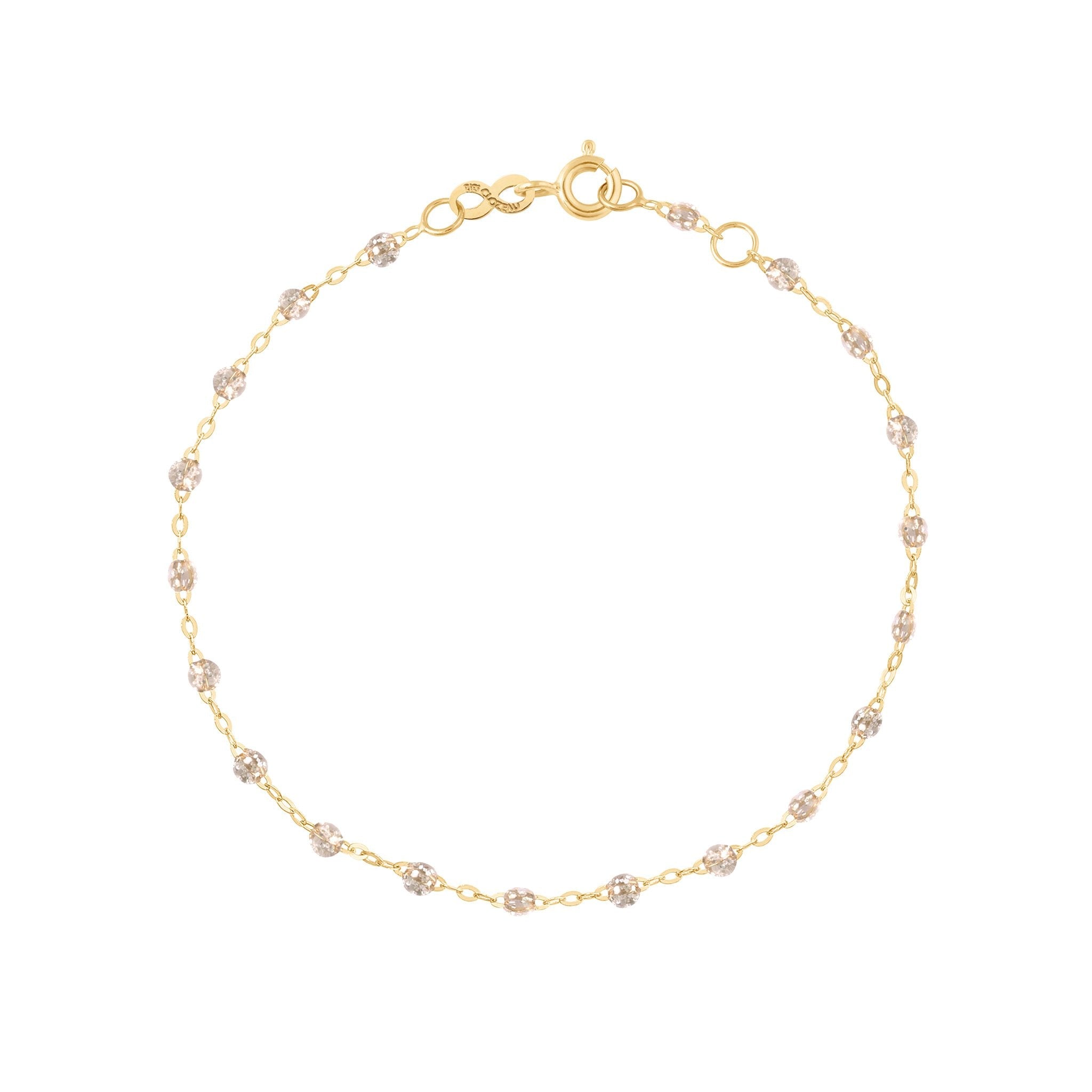 Gigi Clozeau - Classic Gigi Sparkle bracelet, Yellow Gold, 7.5"