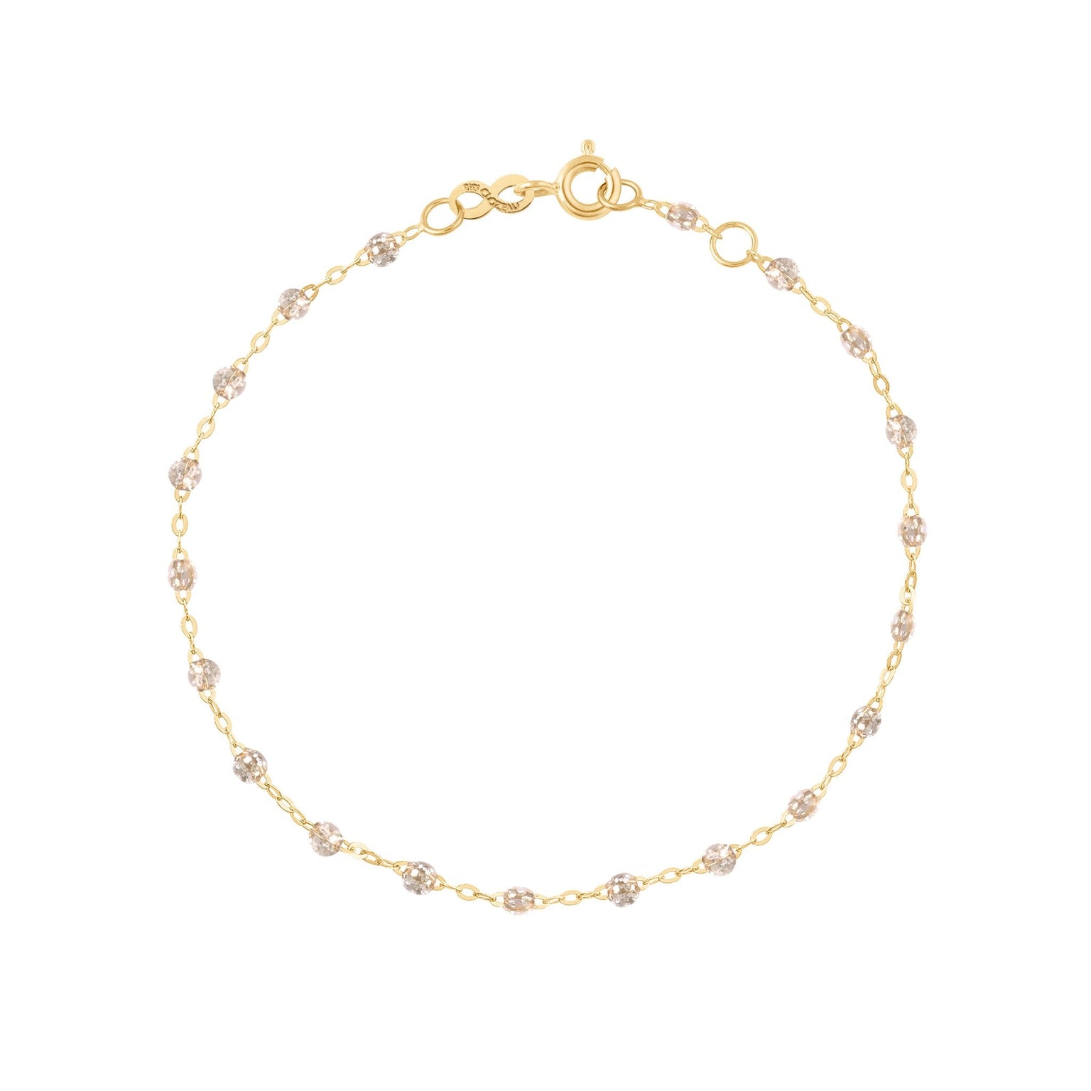 Gigi Clozeau - Classic Gigi Sparkle bracelet, Yellow Gold, 7.5"