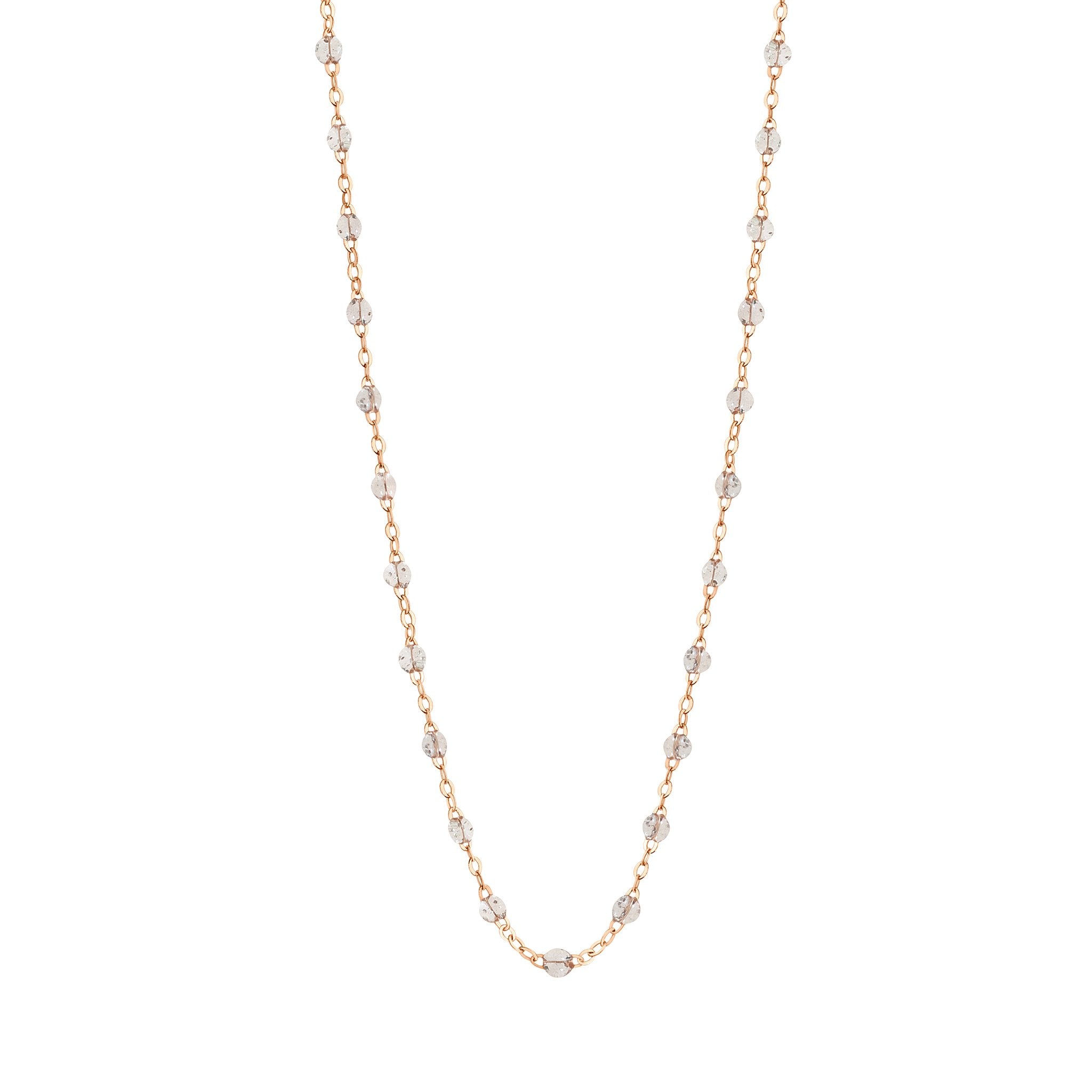 Gigi Clozeau - Classic Gigi Sparkle necklace, Rose Gold, 19.7"
