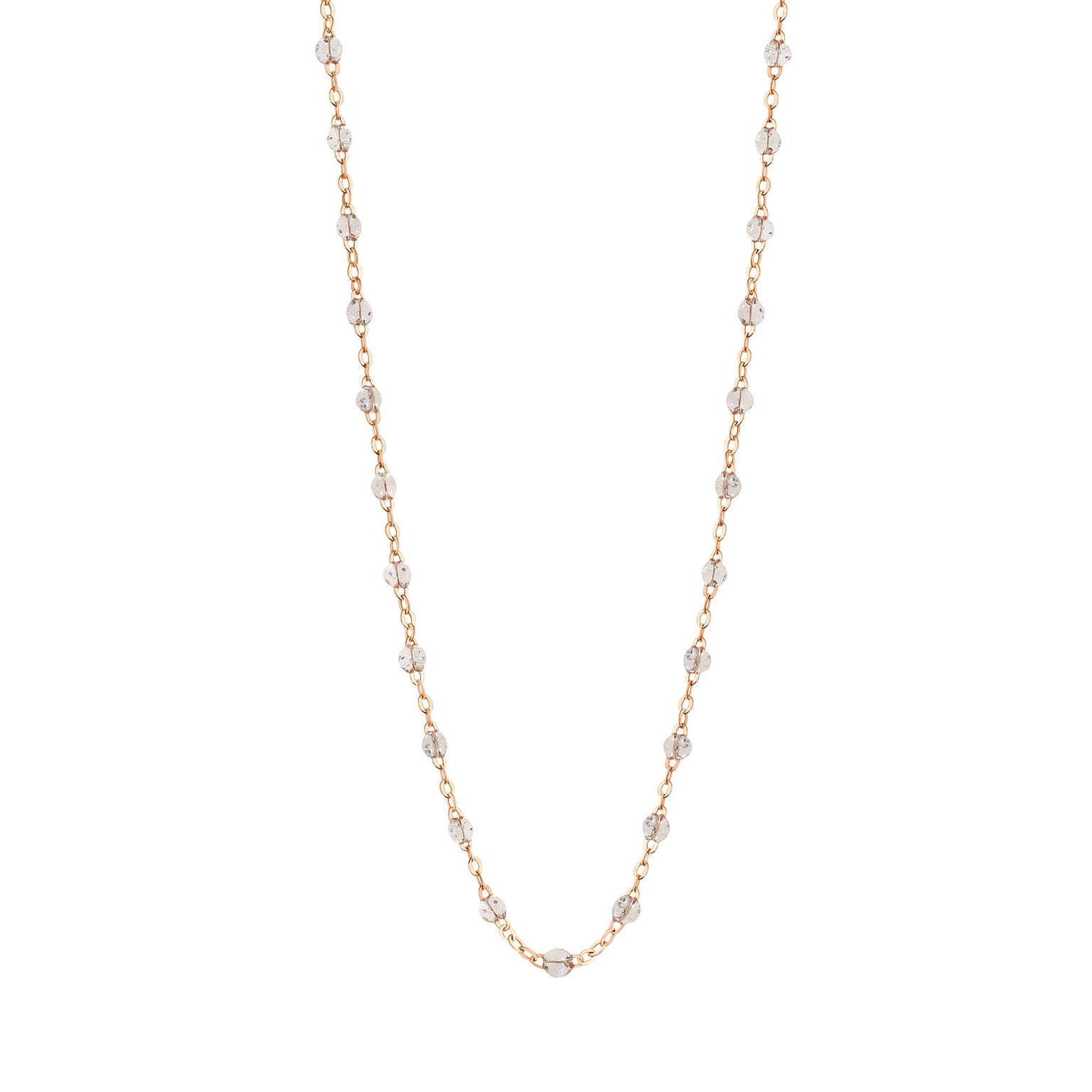 Gigi Clozeau - Classic Gigi Sparkle necklace, Rose Gold, 19.7"