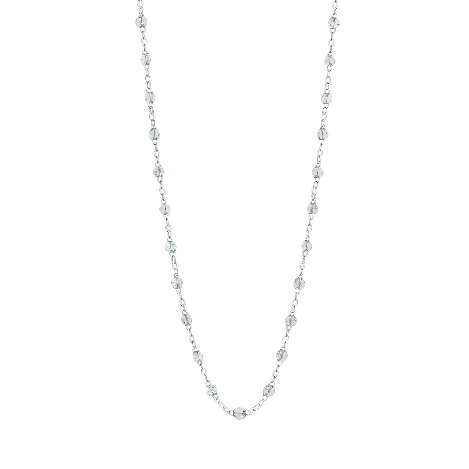 Gigi Clozeau - Classic Gigi Sparkle necklace, White Gold, 16.5"