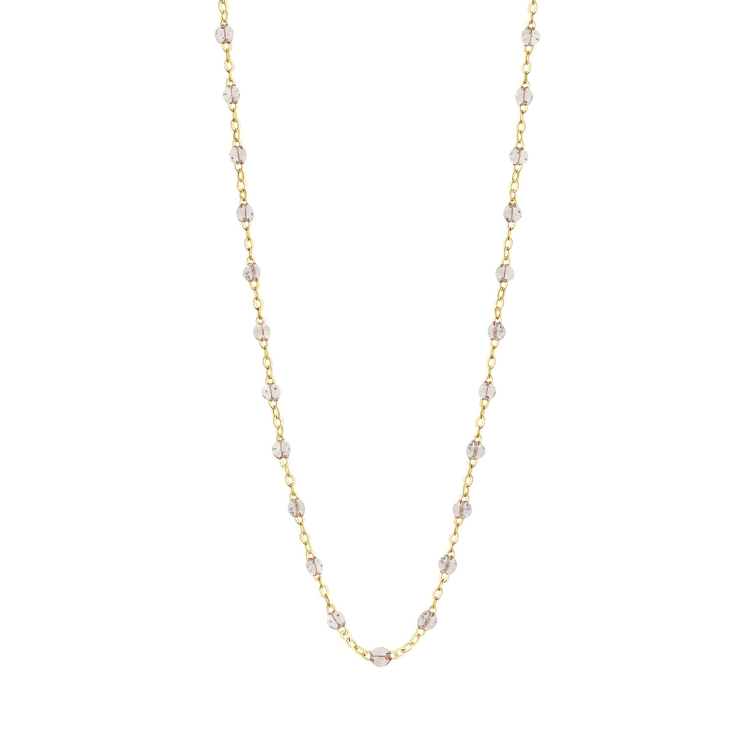 Gigi Clozeau - Classic Gigi Sparkle necklace, Yellow Gold, 17.7"