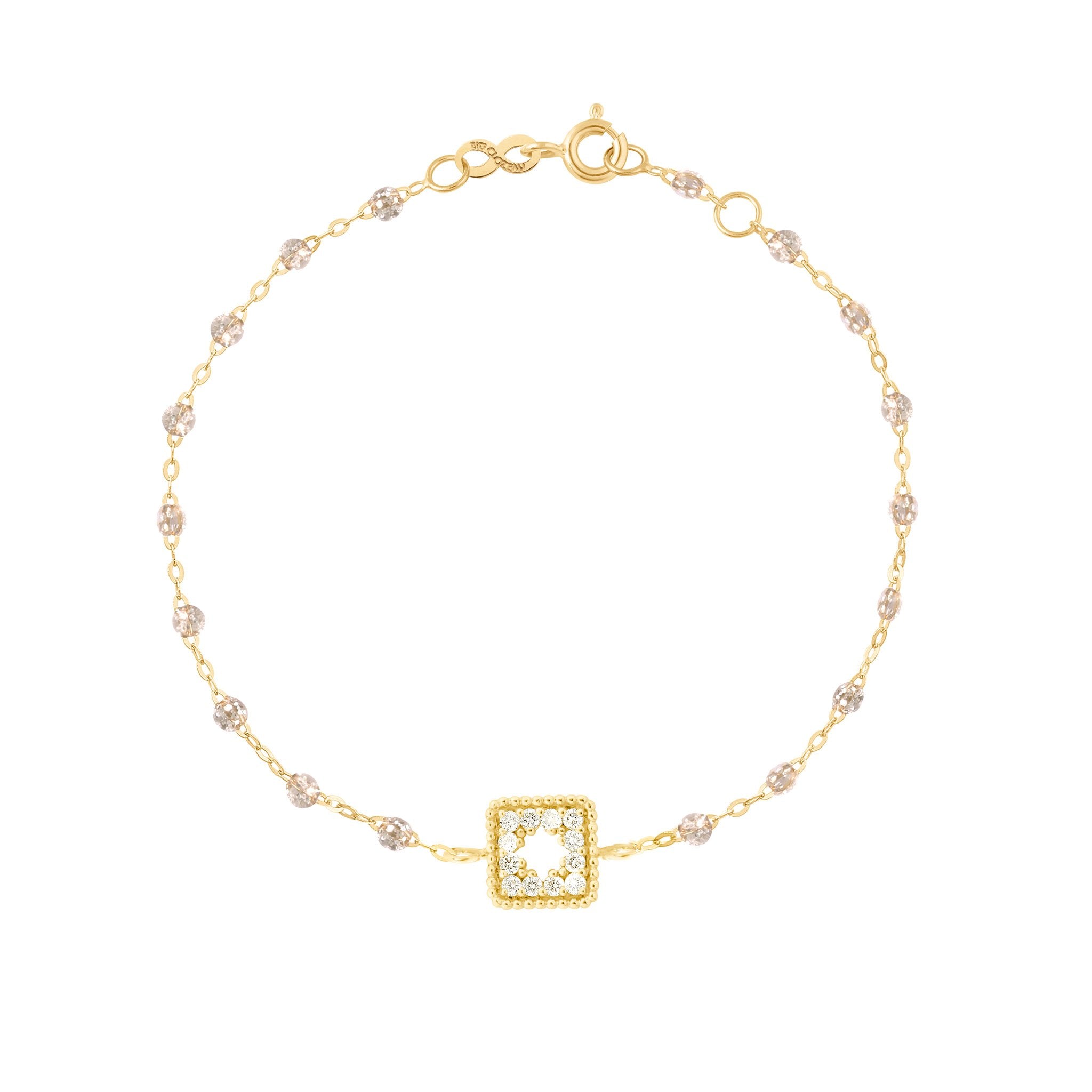 Gigi Clozeau - Classic Gigi Sparkle Treasure Bracelet, Yellow Gold, 6.7"