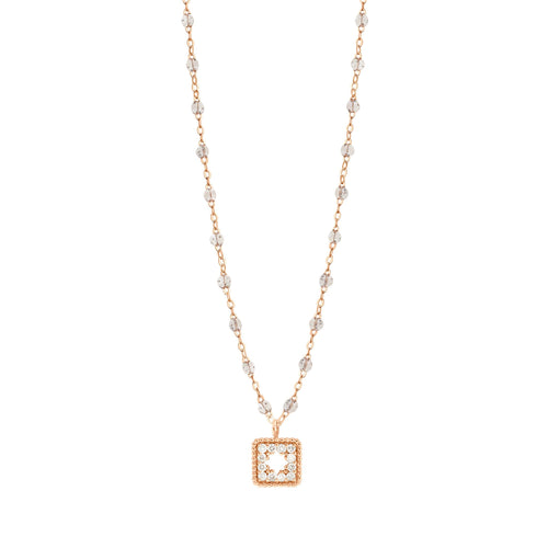 Gigi Clozeau - Classic Gigi Sparkle Treasure Necklace Rose Gold, 16.5