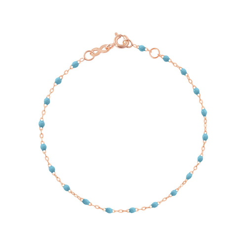 Gigi Clozeau - Classic Gigi Turquoise bracelet, Rose Gold, 6.7