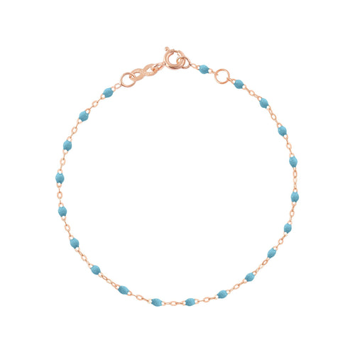 Gigi Clozeau - Classic Gigi Turquoise bracelet, Rose Gold, 7.5