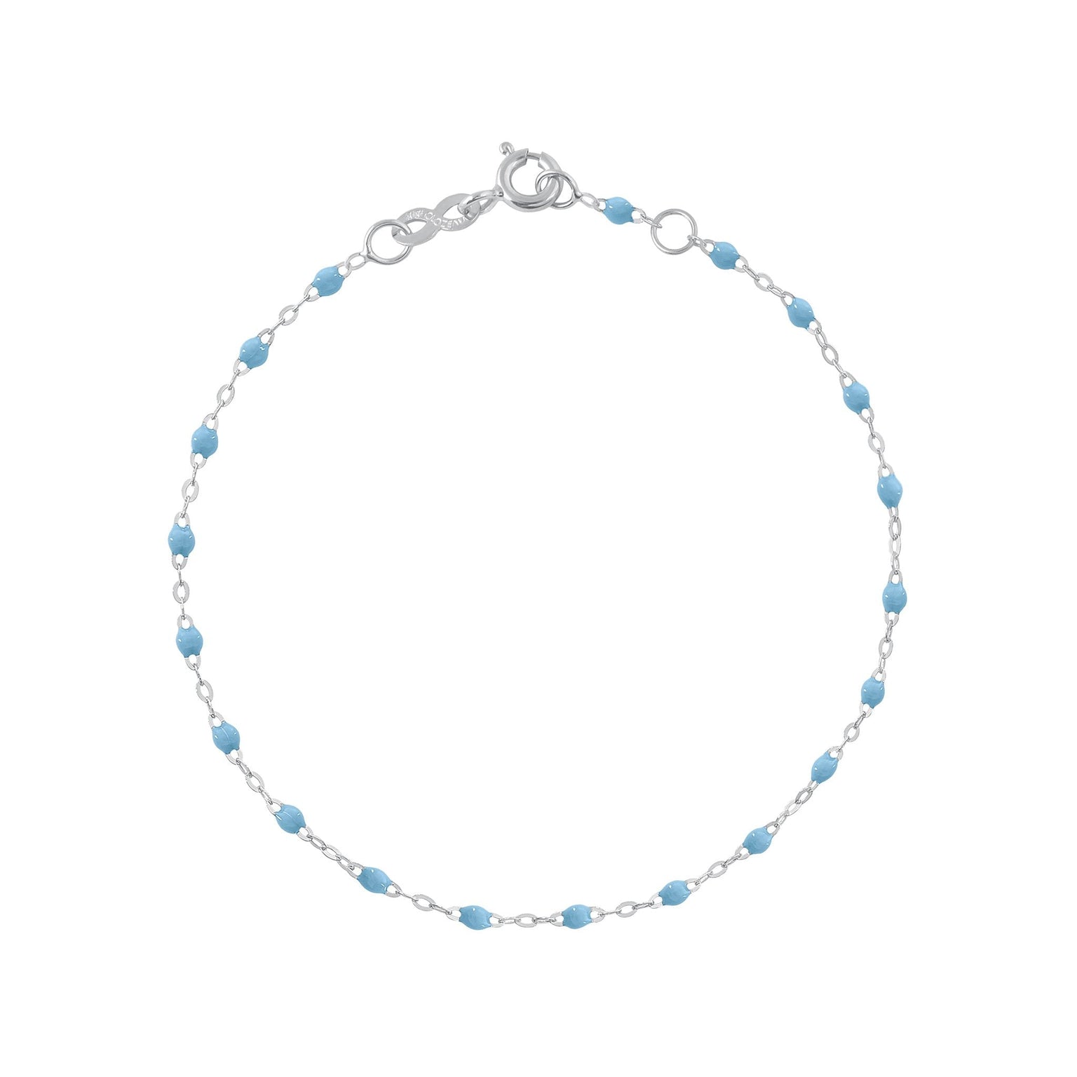 Gigi Clozeau - Classic Gigi Turquoise bracelet, White Gold, 7.5"