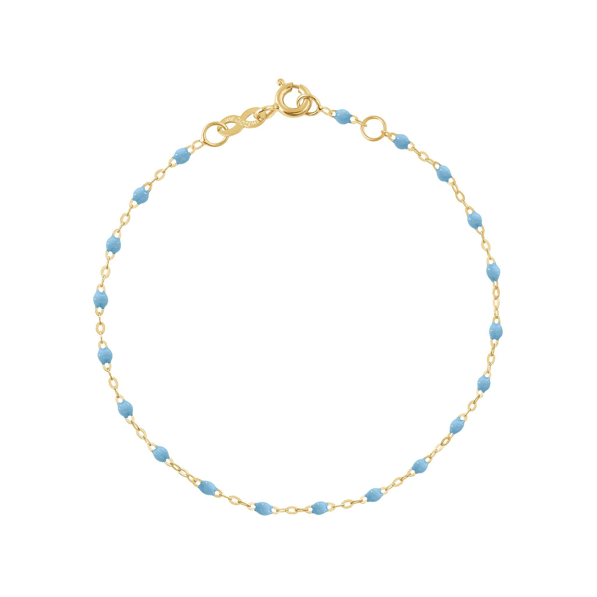 Gigi Clozeau - Classic Gigi Turquoise bracelet, Yellow Gold, 5.9"