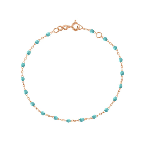 Gigi Clozeau - Classic Gigi Turquoise Green bracelet, Rose Gold, 6.7