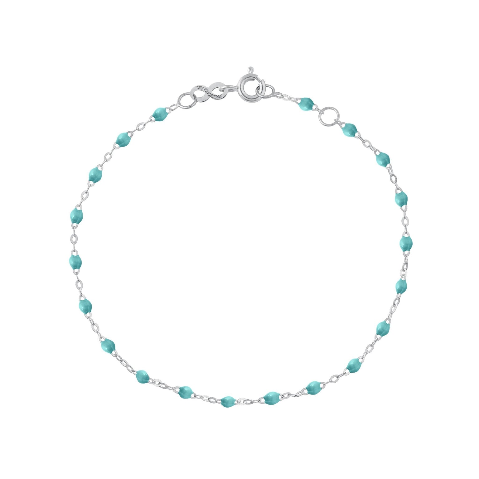 Gigi Clozeau - Classic Gigi Turquoise Green bracelet, White Gold, 7.5"